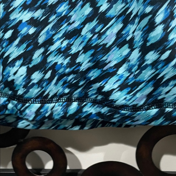 Talbots Teal and Black Long Sleeve Thermal Athletic Top - Picture 6 of 14